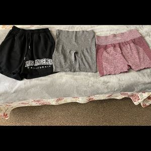 left to right : Shein ( M ) , FIT (L) , Pink ( XL)